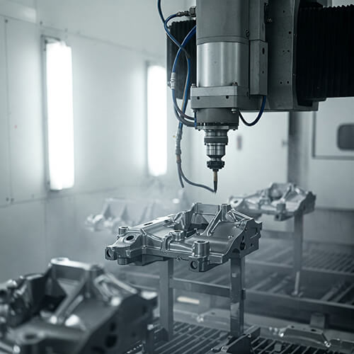 5 Axis CNC Machining Painting