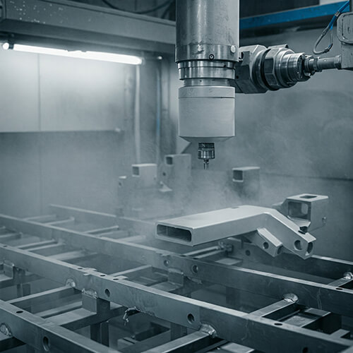 5 Axis CNC Machining Powder Coating 2