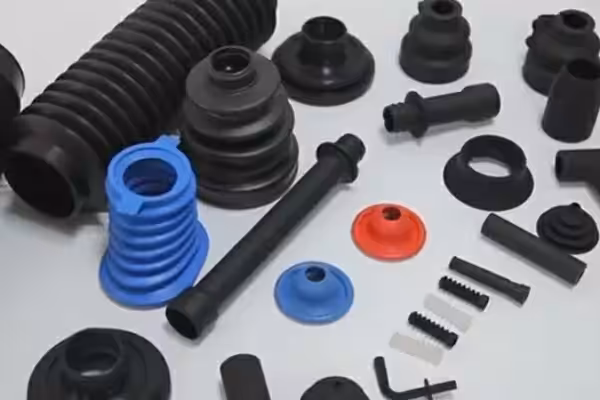 Silicone rubber molding parts