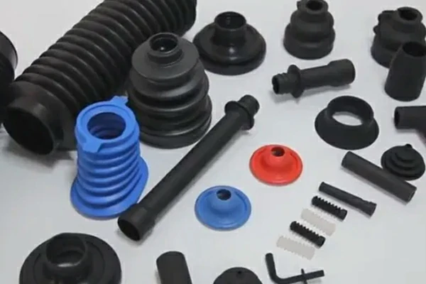 Silicone rubber molding parts