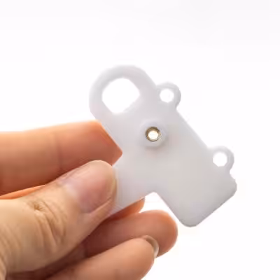functional sls 3d printed part with inserts