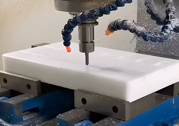 pom cnc milling machining