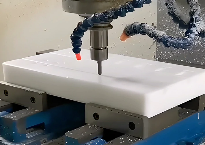 pom cnc milling machining