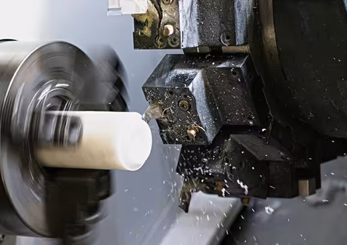 pom cnc turning machinng