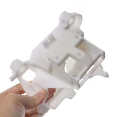 sls 3d printed prototype with a smooth finish