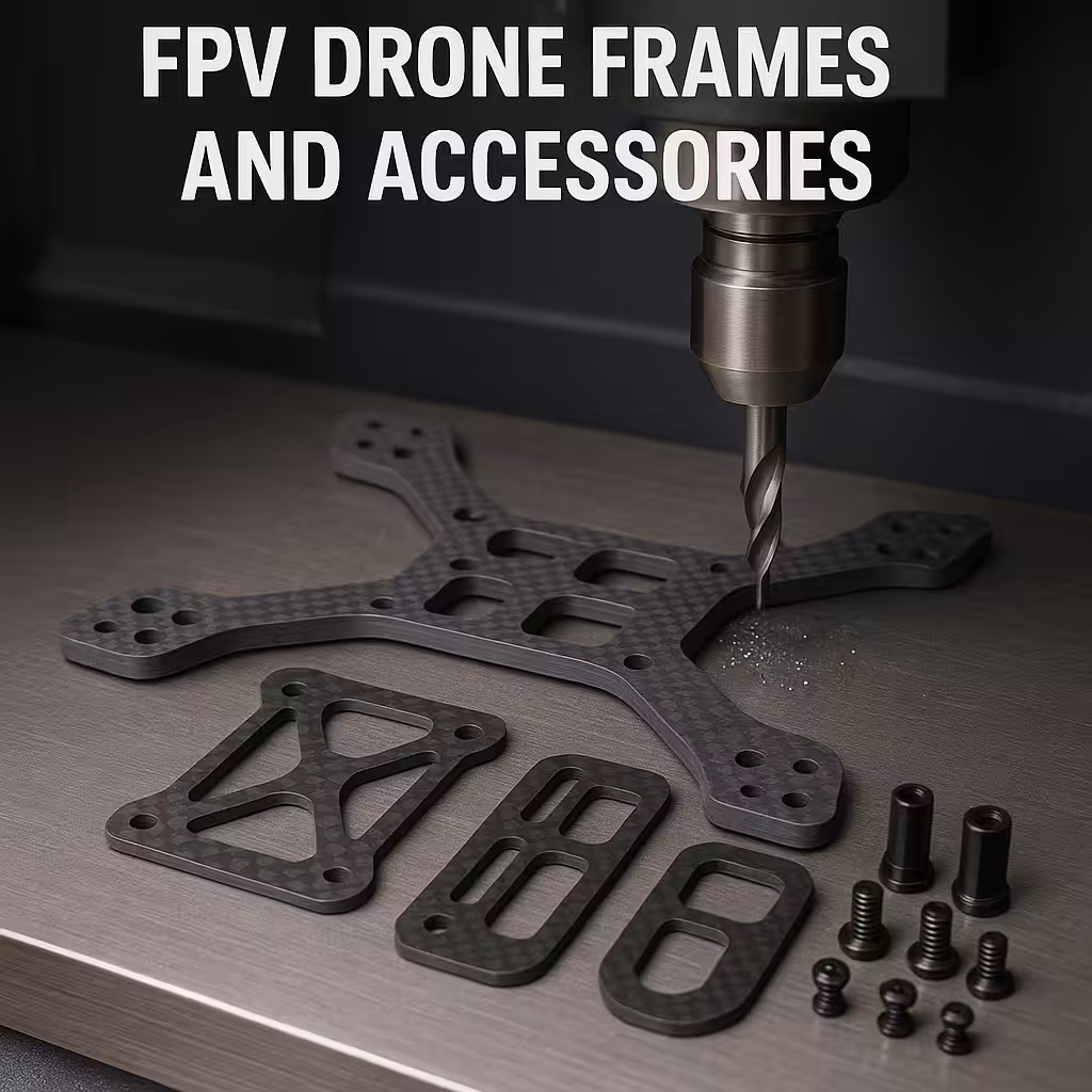 CNC Machining for FPV Drone Frames and Accessories