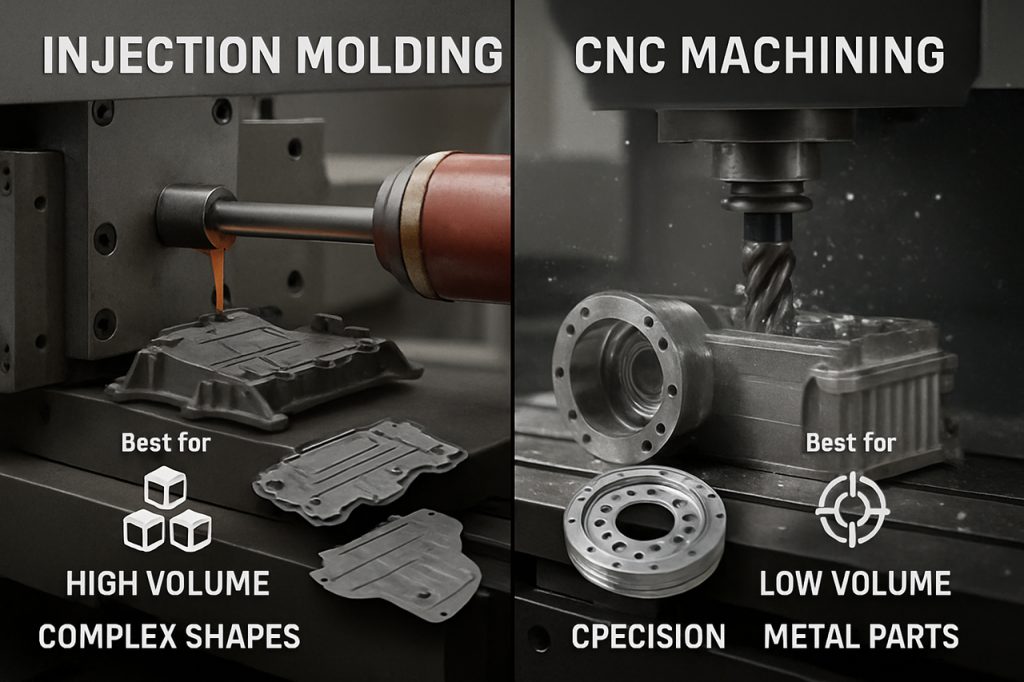 Injection Molding vs CNC for EV Parts When to Use Each