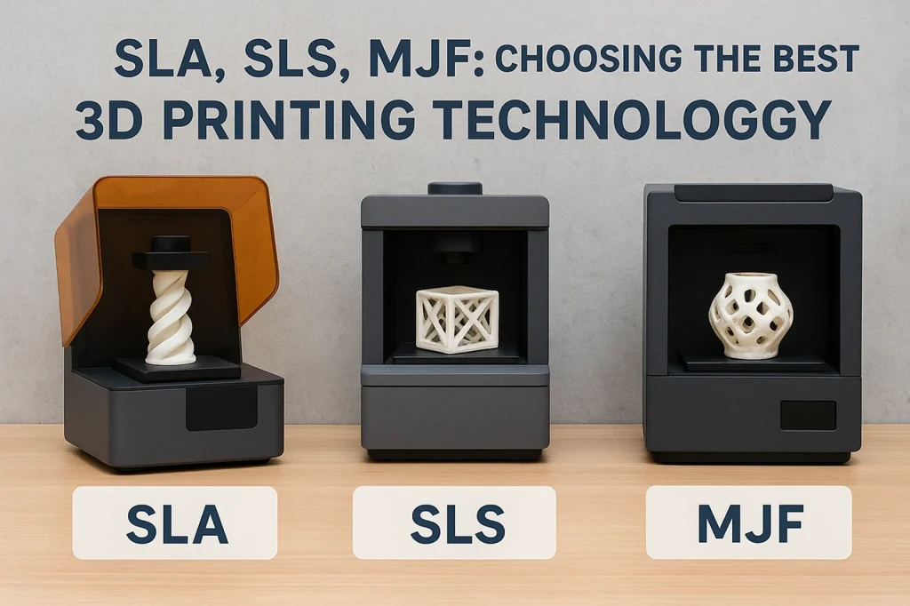SLA SLS MJF Choosing the Best 3D Printing Technology