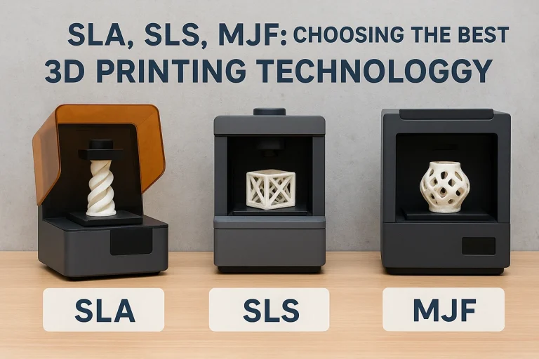 SLA, SLS, MJF Choosing the Best 3D Printing Technology