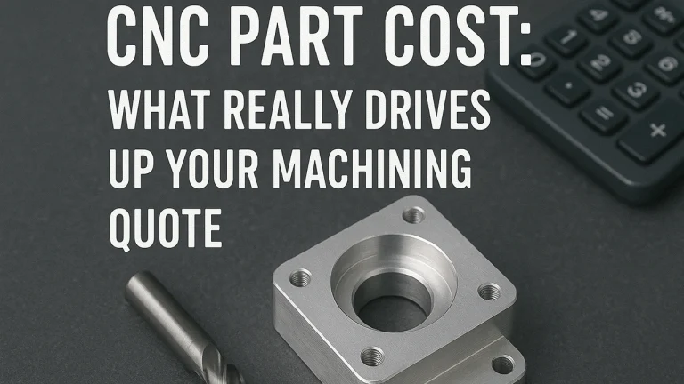 CNC Part Cost What Really Drives Up Your Machining Quote
