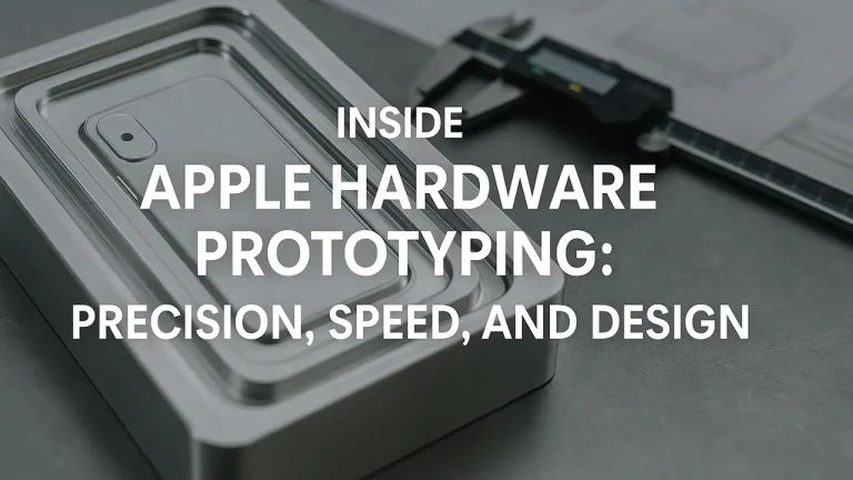 Inside Apple Hardware Prototyping Precision, Speed, and Design