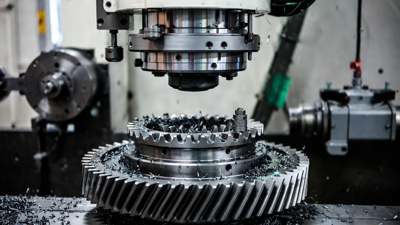 Gear Machining Achieving Precision with 5 Axis CNC 01