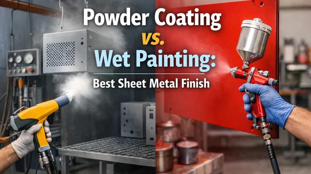 Powder Coating vs. Wet Painting