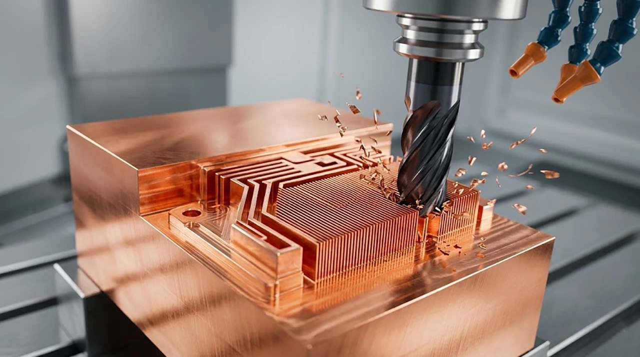 CNC Machining Pure Copper Custom Parts