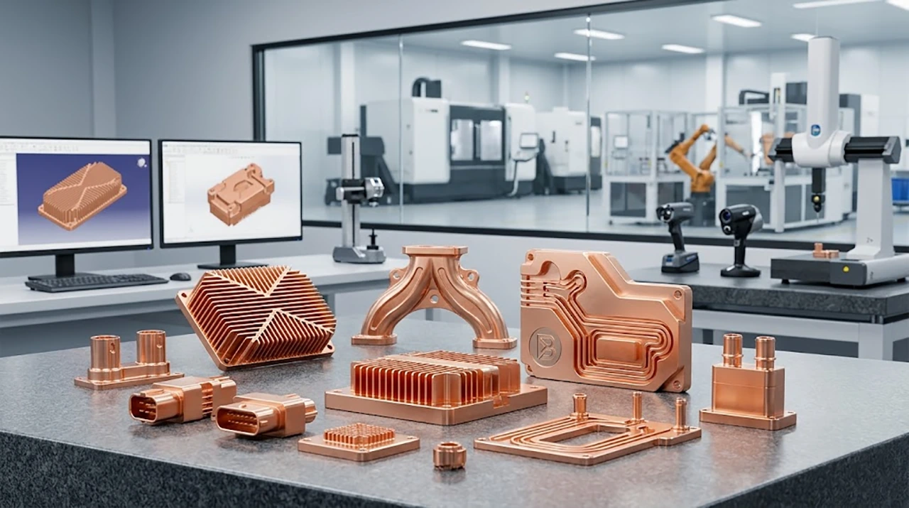custom cnc machining for pure copper cost