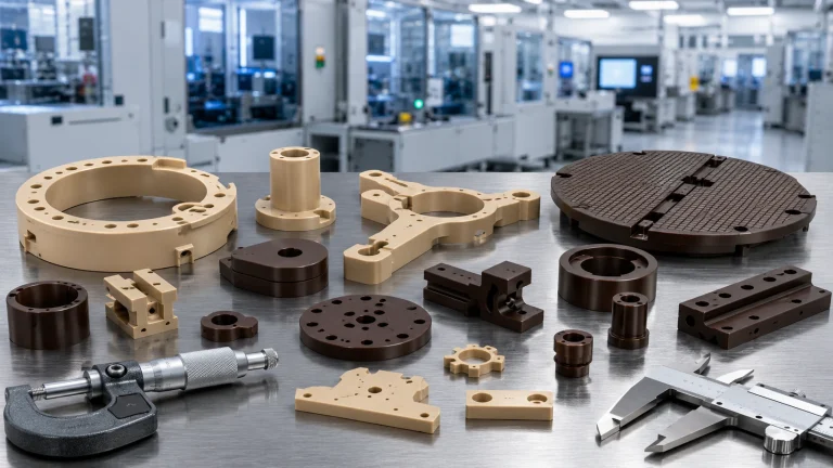Custom PEEK and Vespel Parts for Semiconductor Equipment