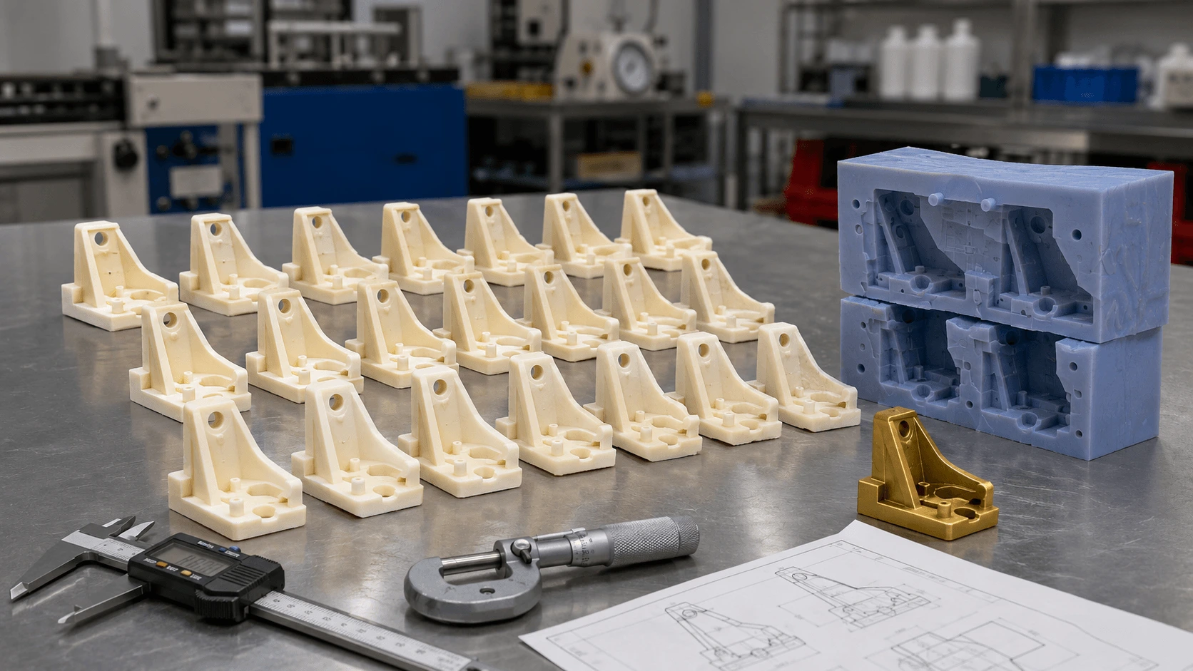 Silicone tool life in vacuum casting