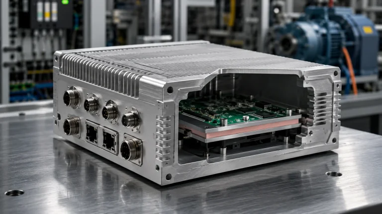 CNC aluminum enclosure for industrial electronics