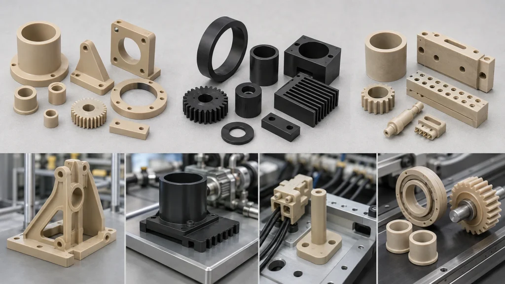 PEEK 450G CA30 GF30 parts