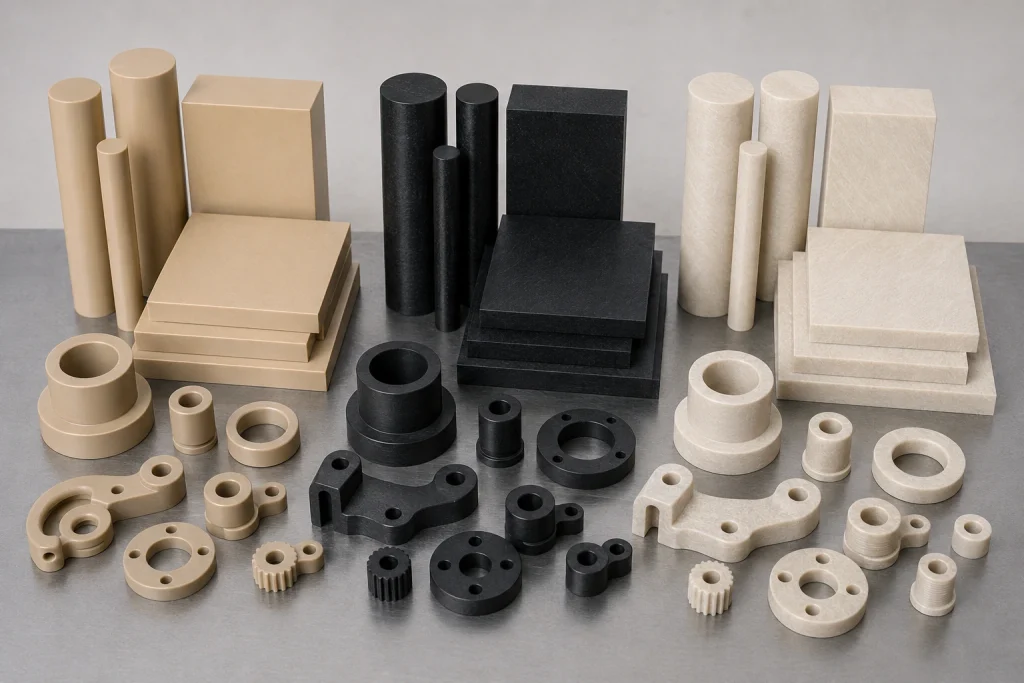 PEEK 450G CA30 and GL30 materials