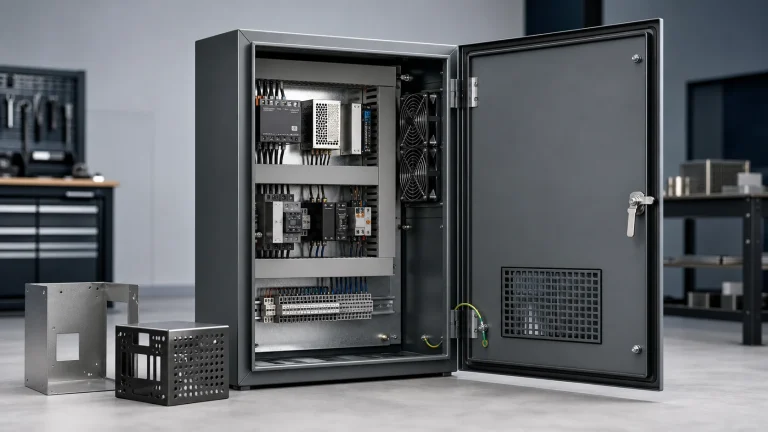 Electronics cabinet enclosure