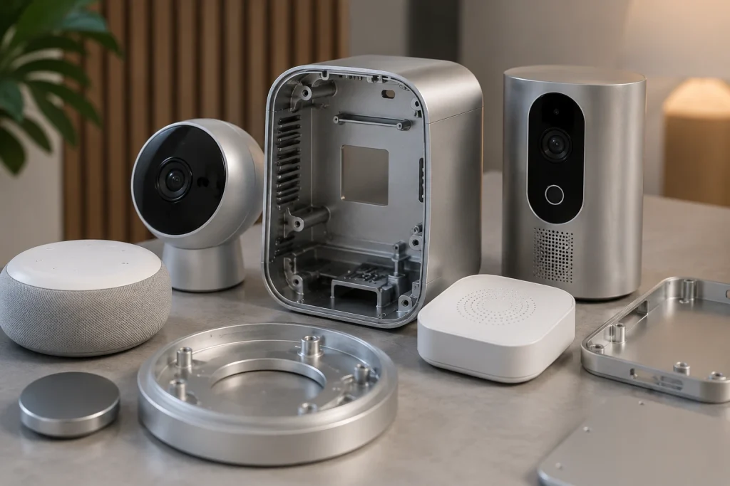 Machined smart home device housings
