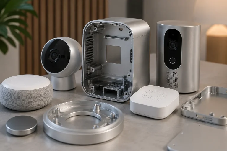 Machined smart home device housings