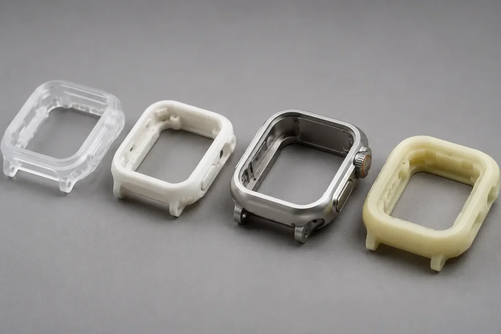 Smartwatch enclosure prototypes