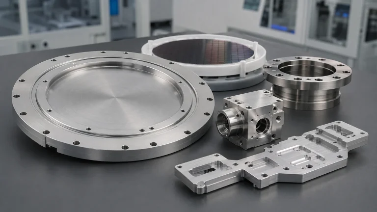 CNC-machined semiconductor equipment parts