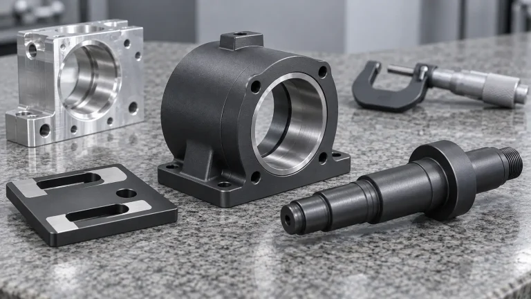Hard-anodized aluminum parts