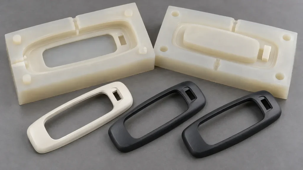 Console trim and silicone mold
