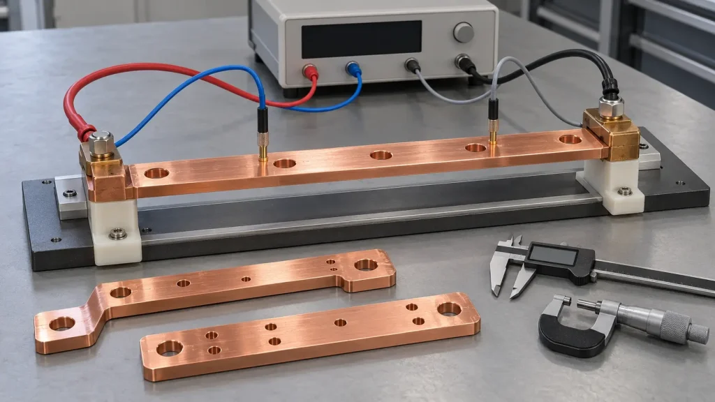 Copper busbar inspection