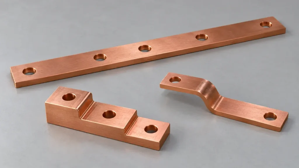 Three copper busbar designs
