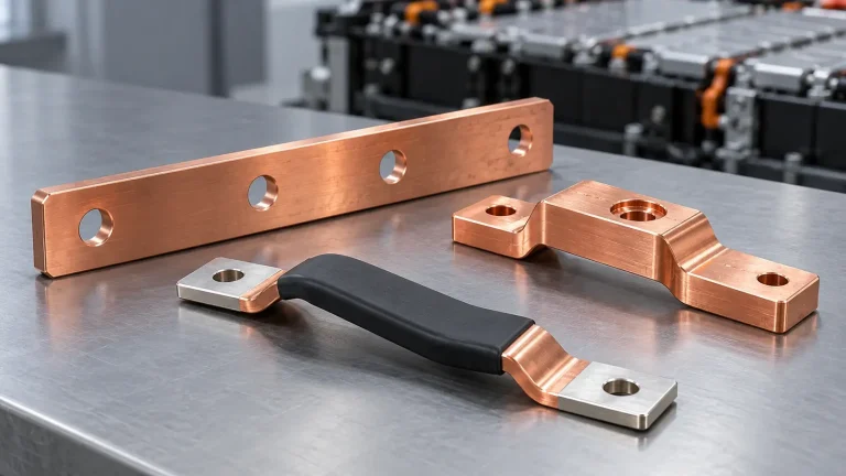 Copper EV battery busbars