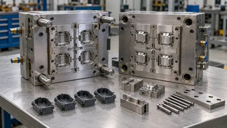 Injection mold and parts